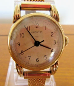 LADY HAMILTON RARE 18 JEWELS MOVEMENT #748 10k G.F. CASE EXP BAND. SKU 1143-11 - Bild 1 von 8
