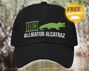 Alligator Alcatraz Hat ICE Florida Everglades DeSantis Trump Hat Unisex Dad Hat - Picture 1 of 15