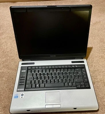 Laptop Toshiba Equium A100-027 15.4" c/w with documentation/disks VGC - Image 1 of 4