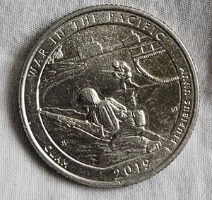 2019-W  War In The PACIFIC WEST POINT Quarter Great American Coin  - Picture 1 of 2