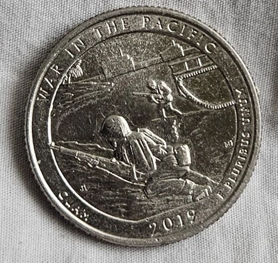 2019-W  War In The PACIFIC WEST POINT Quarter Great American Coin  - Image 1 of 2