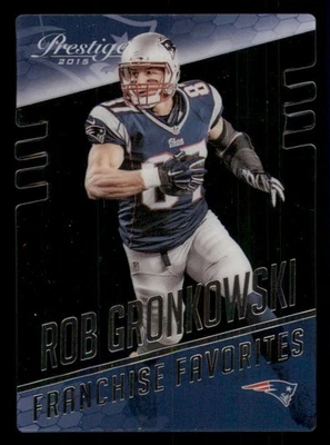 2015 Prestige Franchise Favorites #5 Rob Gronkowski - Image 1 of 2