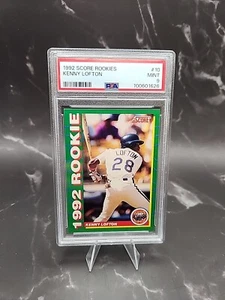 1992 Score Rookies Kenny Lofton #10 PSA 9 Rookie Low Pop - Picture 1 of 2