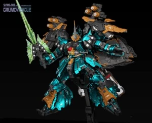 Guochuang Mecha Colorido Núcleo Mágico Águila Enojada Loro Verde Modelo de Aleación 1/72 - Imagen 1 de 12