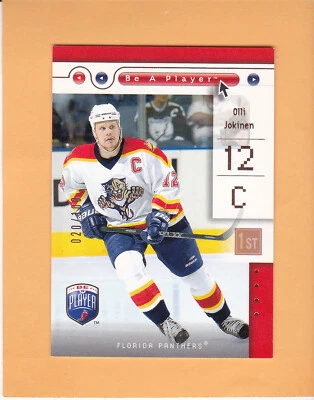 OLLI JOKINEN 2005-06 BE A PLAYER #38 FIRST PERIOD /100 FLORIDA PANTHERS NM-MT A2 - Image 1 of 2