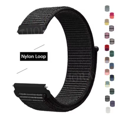 Für Garmin Active 5 Vivoactive 5 4 3 Venu 3 2 Plus SQ 645 255 265 Nylon Armband - Bild 1 von 4