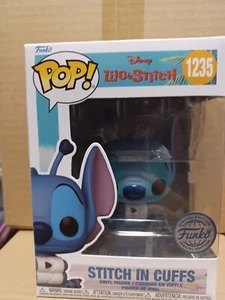 Collectible Funko Pop! Disney Stitch In Cuffs Limited Edition (Exclusive) #1235 - Picture 1 of 2