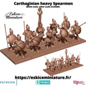 10 Carthaginian Heavy Lancers, Antique, Historic Wargame - Picture 1 of 2