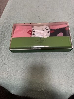 Новый Kate Spade сердца День святого Валентина 3 пары экипажа носки новый - Изображение 1 из 4
