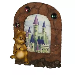 Vintage Small Picture Photo Frame Dragon With jewels Fun - Picture 1 of 9