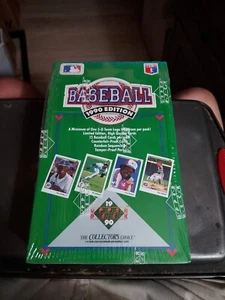 Tarjetas de BÉISBOL EDICIÓN 1990 cubierta superior caja sellada 36 quilates 15 cartas por paquete - Imagen 1 de 3