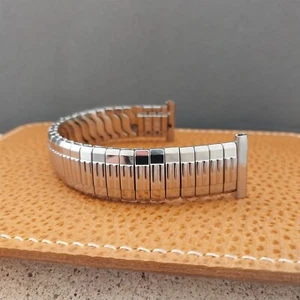 16mm 18mm 19mm 1950s Gemex The Captain Stainless Steel Unused Vintage Watch Band - Picture 1 of 5