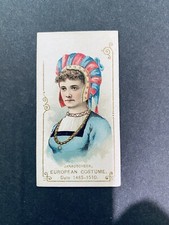 1889 N70 DUKE'S ACTORS AND ACTRESSES Janauscheck European TOBACCO CARD