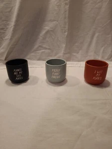 3x Phrase Pflanztöpfe 3 1/4" Adopt A Plant Pot - Bild 1 von 3