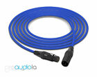 Mogami Quad 2534 Cable | Neutrik Gold XLR-F to XLR-M | Blue 70Feet