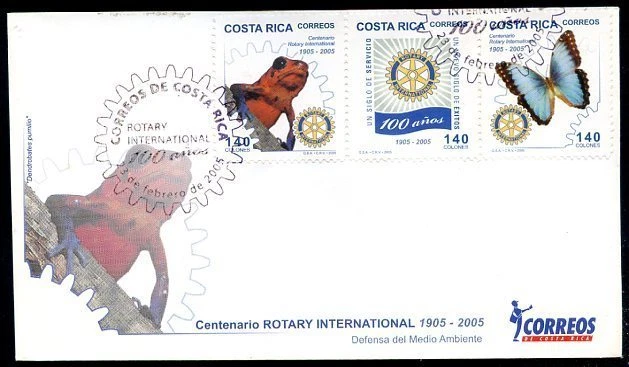 ROTARY - COSTA RICA, FDC, 2005, VG - Image 1 of 1