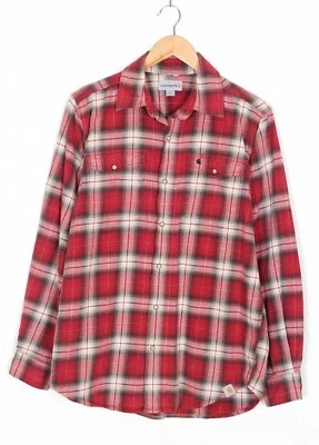 CARHARTT 101291 Walcott Camisa de franela delgada Hombres Talla M Manga larga... - Imagen 1 de 4