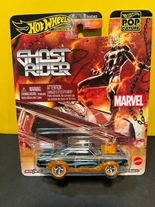 1/64 HOT WHEELS POP CULTURE REAL RIDERS GHOST RIDER DODGE CHARGER - Picture 1 of 2