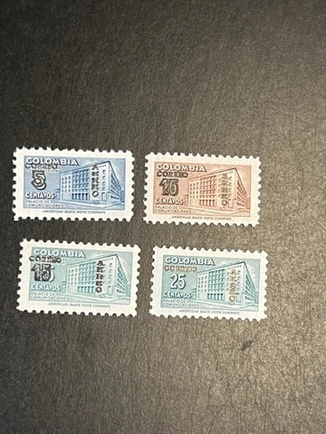 Colombia stamp C227-230 MH Cover