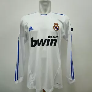 Real Madrid 2010 2011 Ronaldo 7 UCL Long Sleeve Formotion Home Medium Player Ver - Picture 1 of 12