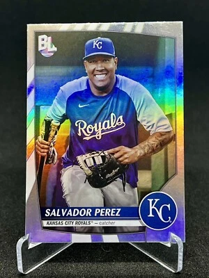 2023 Topps Big League - Silver Rainbow Foil #250 Salvador Perez - Image 1 of 2