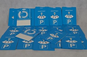 100 Stück Parkscheiben mit Benzinrechner aus Pappe für KFZ Parkscheibe Auto Park - Bild 1 von 1