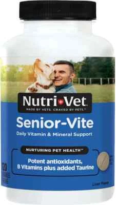 Nutri-Vet Senior-Vite Daily Vitamin & Mineral Support Dog Chewables 120 Count* - Image 1 of 4
