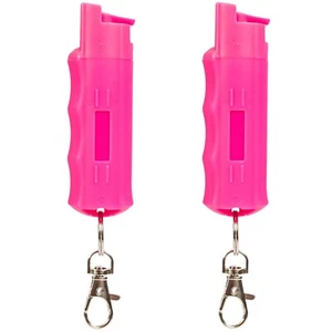 BURN Max Strength Pepper Spray for Self Defense - 1/2oz Pink 2 Pack - Picture 1 of 9