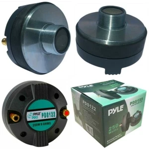 PYLE PDS122 125 watt rms 250 watt max tweeter driver 8 ohm casa bobina 3,5 cm - Foto 1 di 8