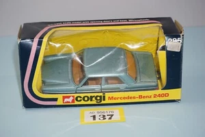 Boxed Mercedes Benz 240D No. 285 Blue with Tan Interior - Picture 1 of 6