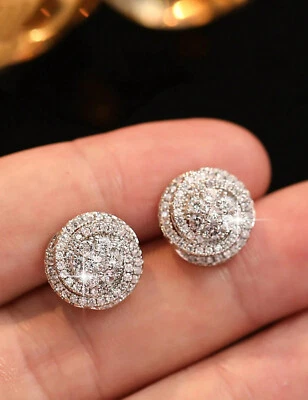 Aretes Argollas en Oro 14K Pendientes Joyería Dormilonas Brillantes para Mujer - Image 1 of 4