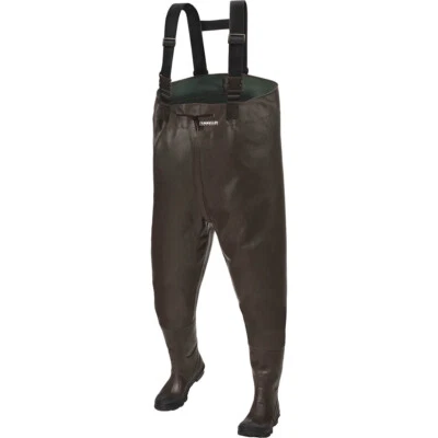 Magellan Outdoors Rubber Bootfoot Chest Waders Boys Size 7 Duck Hunting Fishing - Image 1 of 4