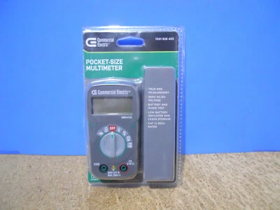 Multímetro elétrico comercial tamanho de bolso True RMS DMM-8132 - Imagem 1 de 4