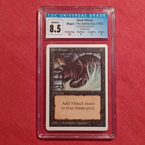 Magic The Gathering MTG Unlimited Edition: Dark Ritual - CGC 8.5 PSA BGS - Picture 1 of 2