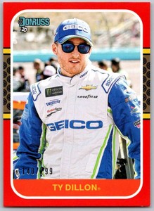 2020 Donruss Red #138 Ty Dillon NM-MT /299 