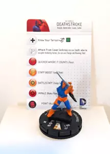 Heroclix Batman: Streets of Gotham set Deathstroke #040 Super Rare figure w/card - Picture 1 of 1