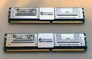 Wintec 39C935284E-IL W36534 PC2-5300/2GB (2 X 1GB) RAM/ ECC Memory 240 PIN - Picture 1 of 3