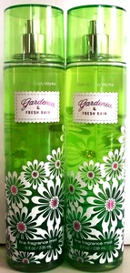 Bath Body Works GARDENIA & FRESH RAIN Fine Fragrance Mist 8 oz NEW x 2 - Picture 1 of 2