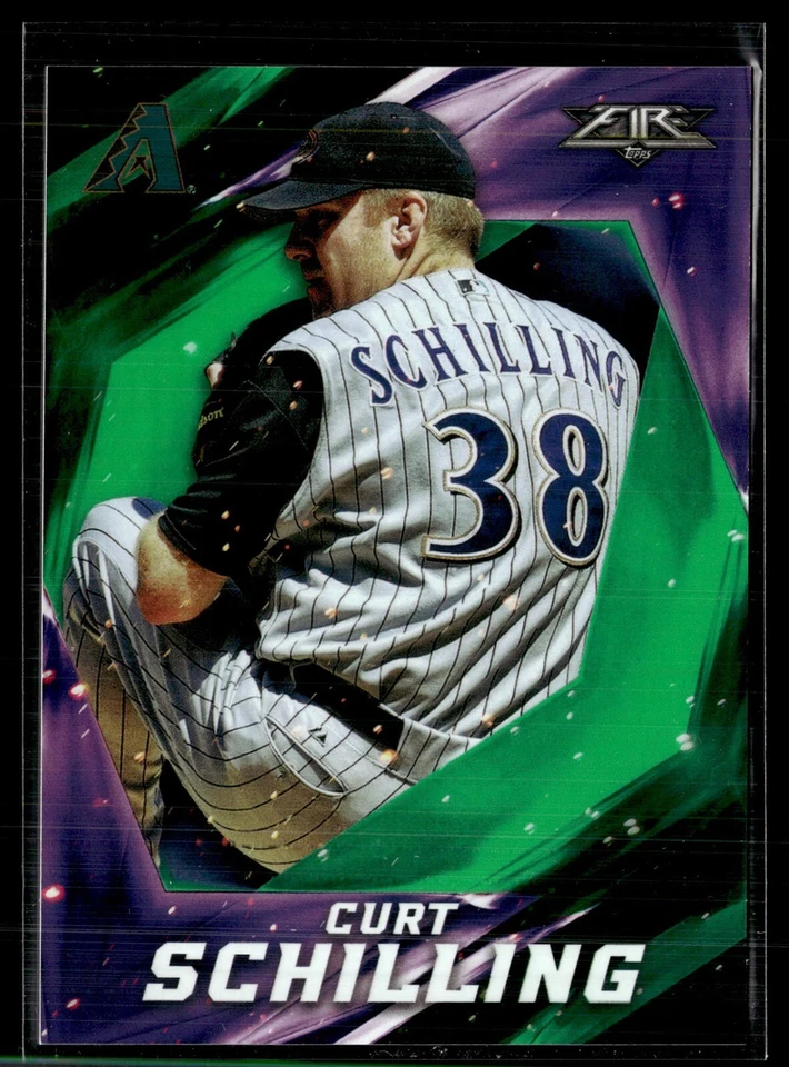 2017 FIRE GREEN /199 CURT SCHILLING DBACKS - Image 1 of 1