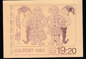 SWEDEN Postcard Designs CHRISTMAS 1983 MNH booklet - Picture 1 of 1