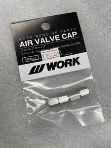 Work Wheels Silver "W" valve cap set of 4 authentic ship direct from USA today! - Picture 1 of 3