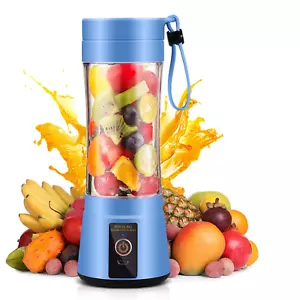 Portable Juicer for Fruit Smoothie Shake & Juice, Portable Blender Cup, USB Rech - Picture 1 of 12