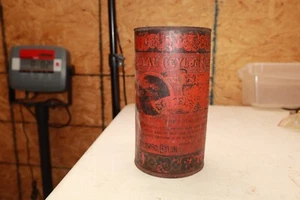 Antik Vintage Royal Ceylon Kaffee Java Blechdose hat Dellen und Rost - Bild 1 von 24