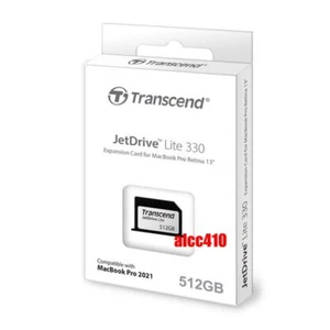 Transcend 512GB JetDrive Lite 330 Expansion Card for 14" & 16" Macbook Pro AU - Picture 1 of 1