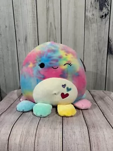 Squishmallow 12 Inch Valentine Plush | Opal the Octopus Tie Dyed - Picture 1 of 4