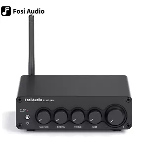 Fosi BT30D PRO 165Wx2 +350W Amplificatore di potenza audio Bluetooth 2.1 canali - Foto 1 di 5