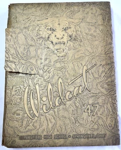 1947 Springfield High School Jahrbuch Springfield Ohio Wildcat - Bild 1 von 9