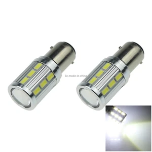 2x Blanco RV 1157 Brake Blub Lámpara Trasera 19 18 x 5630 SMD + 1 LED CLED E070 - Imagen 1 de 5