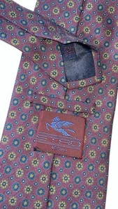 Cravatta Etro Milano 100% Seta - Imagen 1 de 5