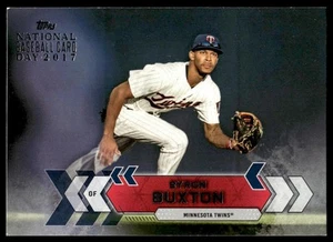Tarjeta de béisbol 2017 Topps Día Nacional #MIN-1 Byron Buxton Minnesota Twins - Imagen 1 de 2